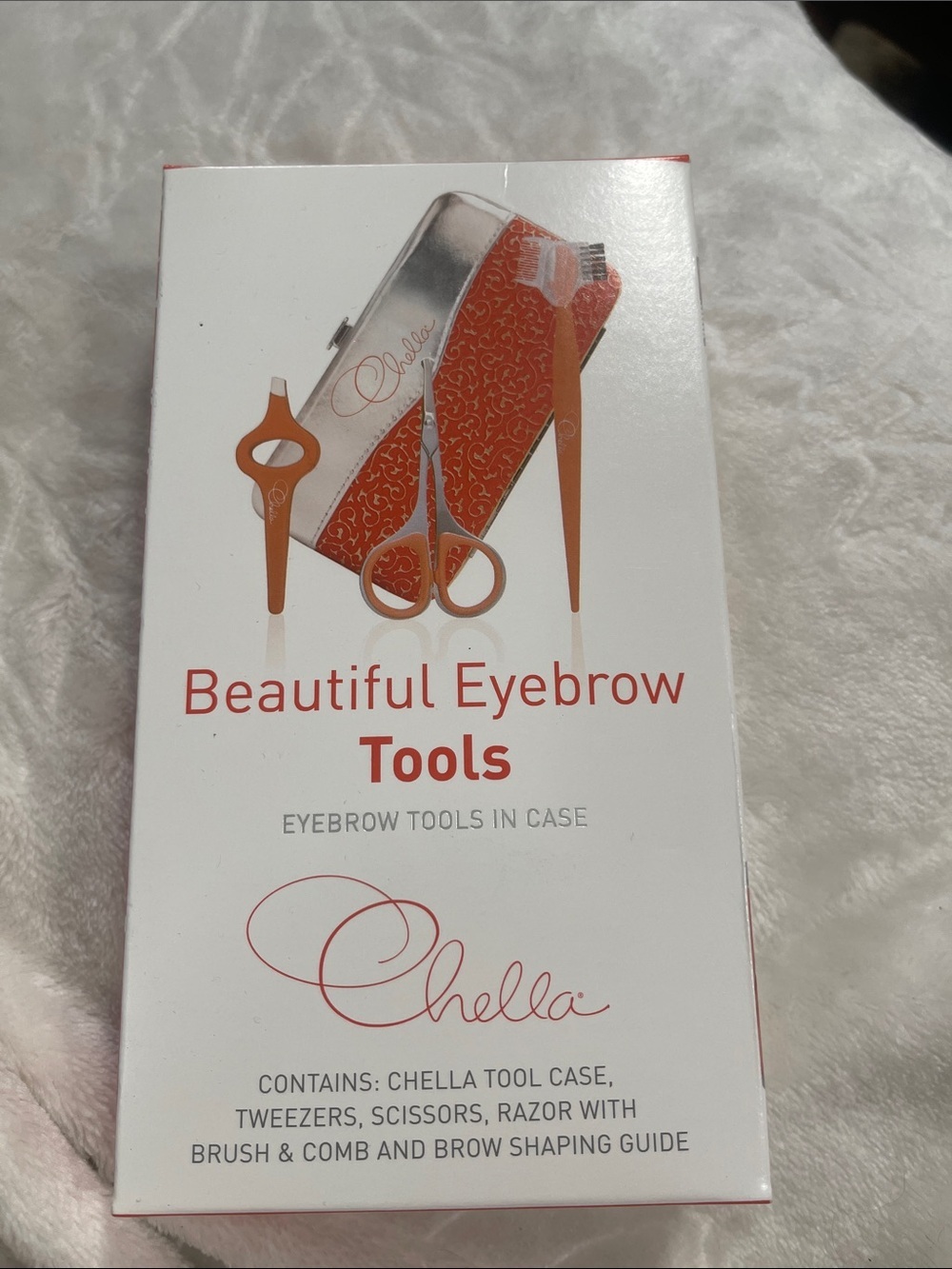 Chella Beautiful Eyebrow Tools - Orange